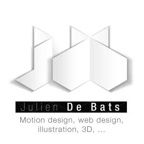 Logo Julien De Bats - Web design, motion design & more
